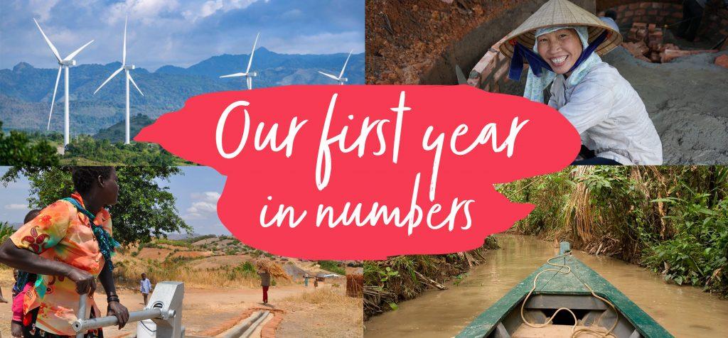 Our first year in numbers