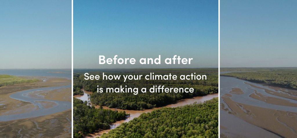 Before and after: See how your climate action is making a difference