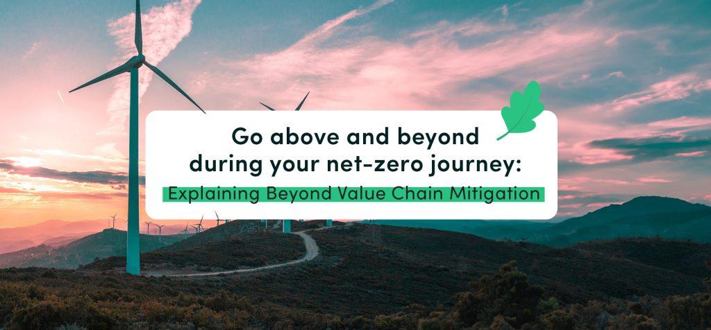 Go above and beyond during your net-zero journey: explaining Beyond Value Chain Mitigation